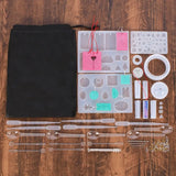 DIY Silicone Mold Tool Set for Jewelry Making with Storage Bag