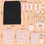 DIY Silicone Mold Tool Set for Jewelry Making with Storage Bag