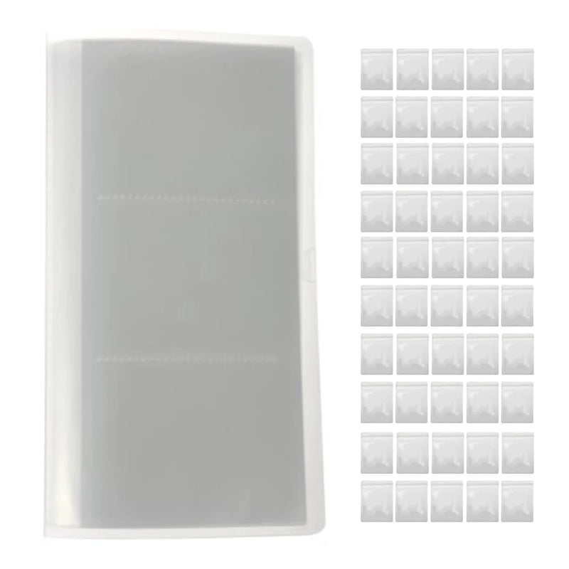 84 Slots Transparent Storage Book PVC Jewelry Storage Book