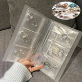 84 Slots Transparent Storage Book PVC Jewelry Storage Book