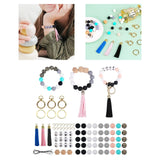 84Pcs DIY Beaded Making Kit for Wristlet Jewelry
