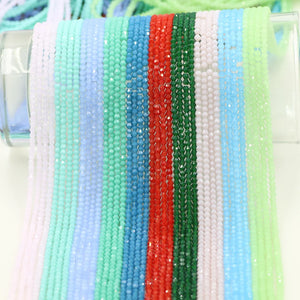 850pcs 2mm Crystal Czech Glass Bicone Beads for Jewelry Making