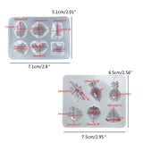 85LB 2Pcs Silicone Casting Mold for Earring Making