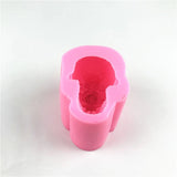 3D Rose Skull Head Epoxy Resin Mold Silicone Mould