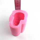 3D Rose Skull Head Epoxy Resin Mold Silicone Mould