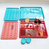 Makeup Box Tray Epoxy Resin Mold Silicone Mould DIY Crafts