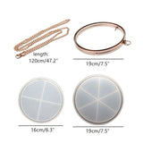 Round Resin Clutch Purse Mold Jewelry Accessories