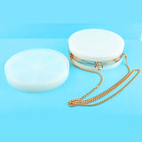 Round Resin Clutch Purse Mold Jewelry Accessories