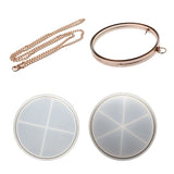 Round Resin Clutch Purse Mold Jewelry Accessories