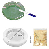 Square Round Ashtray Silicone Mold for Men
