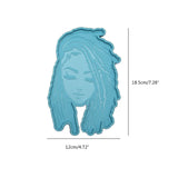 2 Pcs/Set Goddess Coaster Epoxy Resin Mold DIY Crafts Home Decorations