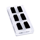 85LF Acrylic Square Jewelry Holder Display Stand Pad Necklace Ornaments