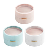 85LF Portable Round Double Storage Box - Pink