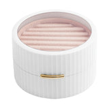 85LF Portable Round Double Storage Box - Pink
