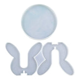 Silicone Potted Plant Stand Mold for Crystal Epoxy Resin Flowerpot Support