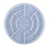 Round Tray Epoxy Resin Mold Fruit Plate Coaster Silicone Mould