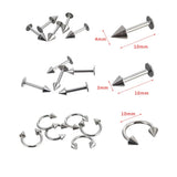 85Pcs Surgical Steel Body Piercing Jewelry Set