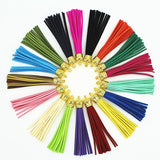 50pcs 85mm Mix Suede Tassel DIY Accessories