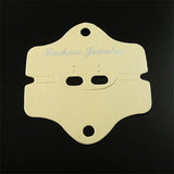 100pcs Jewelry Display Hanging Card Earrings Necklace Case 86*80mm