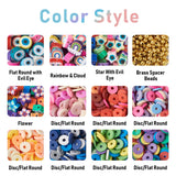869Pcs Colorful Clay & Metal Beading Jewelry Making Kit