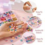 869Pcs Colorful Clay & Metal Beading Jewelry Making Kit