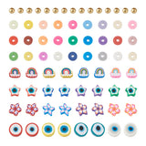 869Pcs Colorful Clay & Metal Beading Jewelry Making Kit