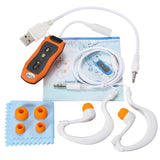 8GB MP3 Player Swimming Diving + FM Radio Waterproof Headphones