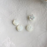100% Natural Pearl Shell Rose Flower Earring Beads
