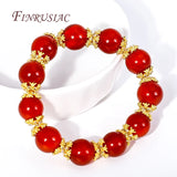 8MM 18K Plated Brass Zircon Snowflake Bead Caps Flower End Caps