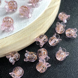 20 Mixed Czech Crystal Bell Orchid Beads for DIY Jewelry Making