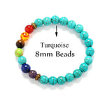 7 Chakra Healing Balance Beaded Bracelet 2pcs