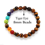 7 Chakra Healing Balance Beaded Bracelet 2pcs