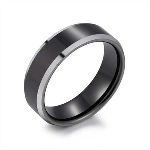 8MM Matte Tungsten Carbide Wedding Band Ring