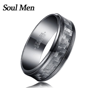 8MM Vintage Tungsten Wedding Band Comfort Fit Anniversary Ring Size 7-13