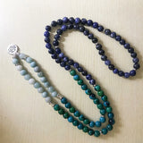 8MM Sodalite Amazonite Phoenix Lapis Lazuli Wrap Bracelet