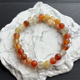 8MM Tibet Old Agate Bracelet Natural Stone Bead Hand Row Gemstone
