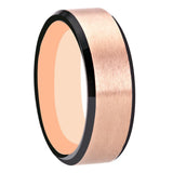 8MM Tungsten Carbide Men's Wedding Band Ring Matte Finish