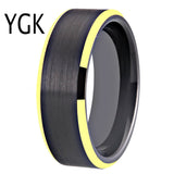 8MM Tungsten Carbide Men's Wedding Band Ring Matte Finish