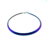 Colorful Collar Stainless Steel Necklace Women Choker Bracelet Set