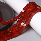 8MM Cube Agate Beads for Jewelry Making DIY