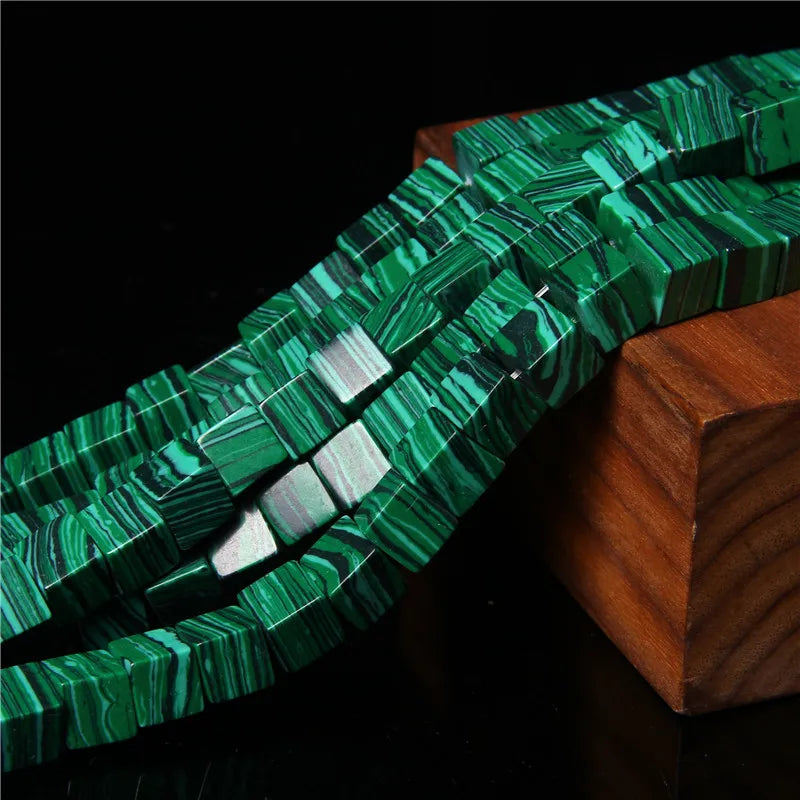 8MM Cube Agate Beads for Jewelry Making DIY