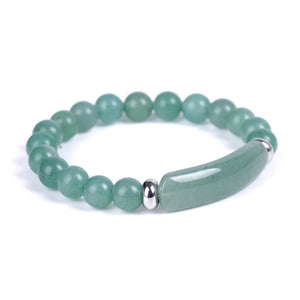8MM Healing Stone Bracelets Pink Quartz Agates Opal Green Crystal Beaded Jewelry