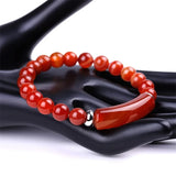 8MM Healing Stone Bracelets Pink Quartz Agates Opal Green Crystal Beaded Jewelry