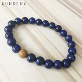 8MM Lapis Lazuli Couples Bracelet His and Hers Gift J-asper Stone