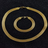 Stainless Steel Mesh Choker Set