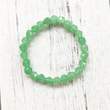 Green Aventurine Bracelet, Men's & Women's Jewelry, Big Beads Charm Wrist