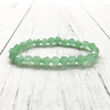 Green Aventurine Bracelet, Men's & Women's Jewelry, Big Beads Charm Wrist