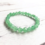 Green Aventurine Bracelet, Men's & Women's Jewelry, Big Beads Charm Wrist