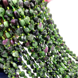 8MM Green Rubys Epidote Zoisite Heart Beads for DIY Jewelry