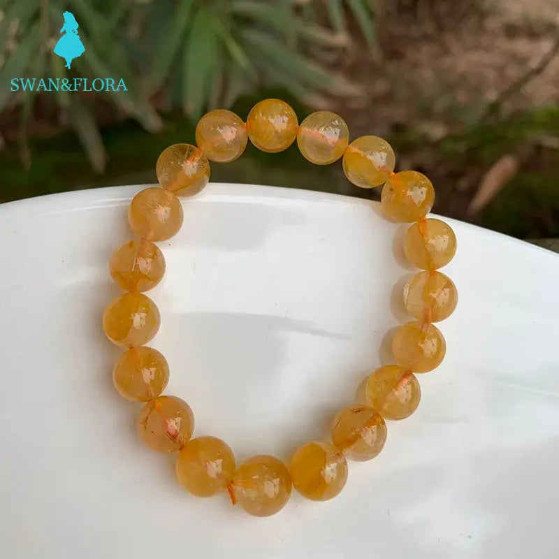 8MM Natural Stone Multi-inclusions Crystal Bracelet Jewelry